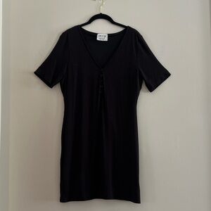 Sadie & Sage Dark Gray Mini Dress Size XL